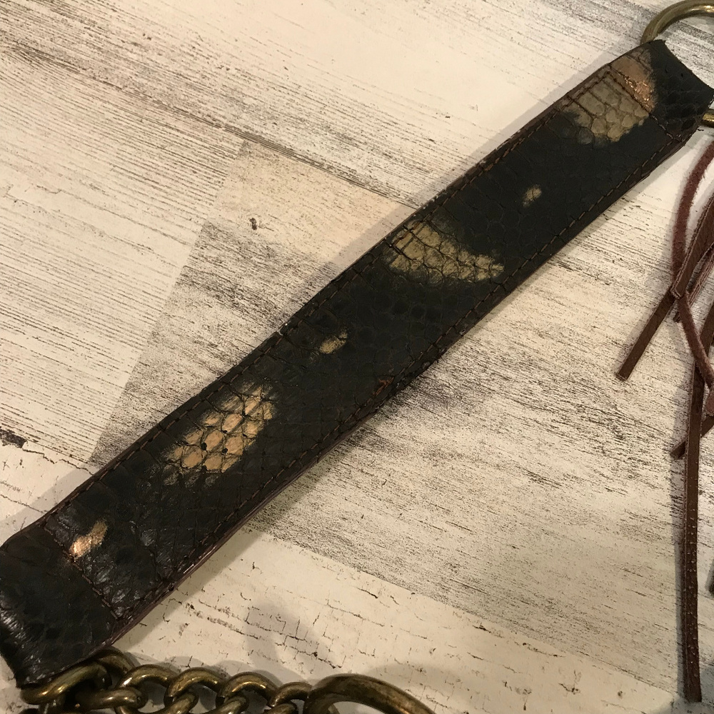 Chi Genuine Snakeskin and Leather Purse [258] - Picture 4 of 10